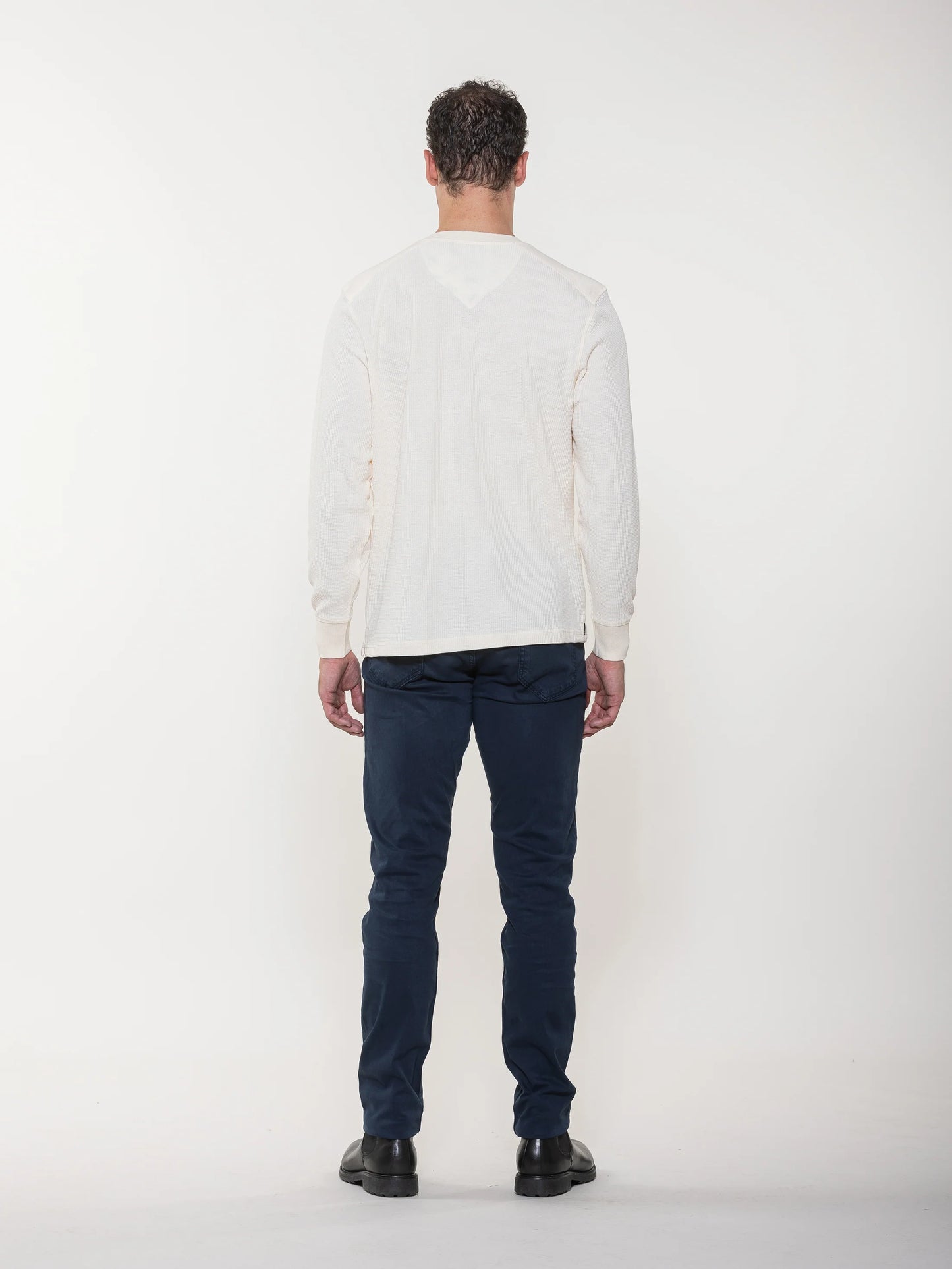 Waffle Long Sleeve Henley