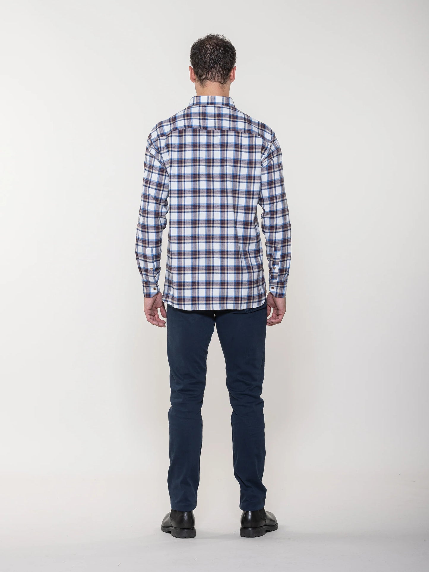 Brushed Moss Plaid Shirt