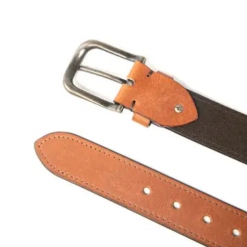 Men's Leather Belt - Cognac
