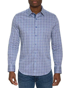 Dolma Printed Long Sleeve Button Front Shirt