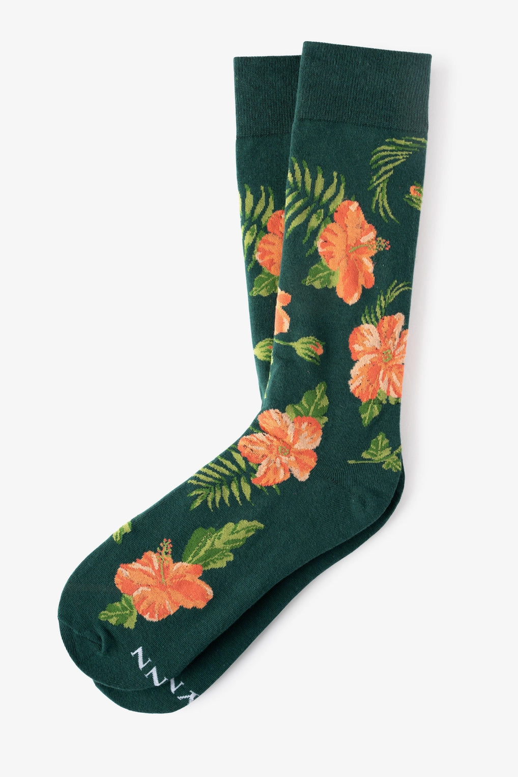 Hibiscus Floral Carded Cotton Sock
