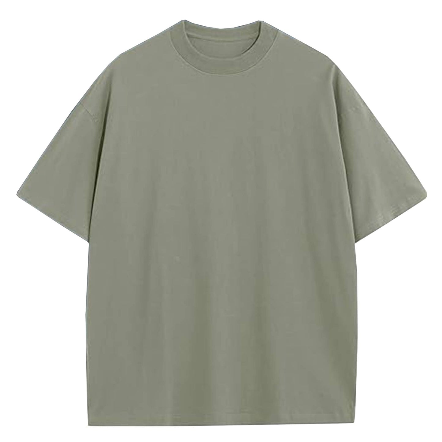 Men’s Oversized Heavyweight Cotton T-Shirt - Olive