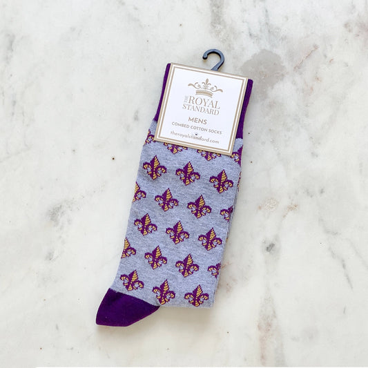 Fleur De Lis Socks