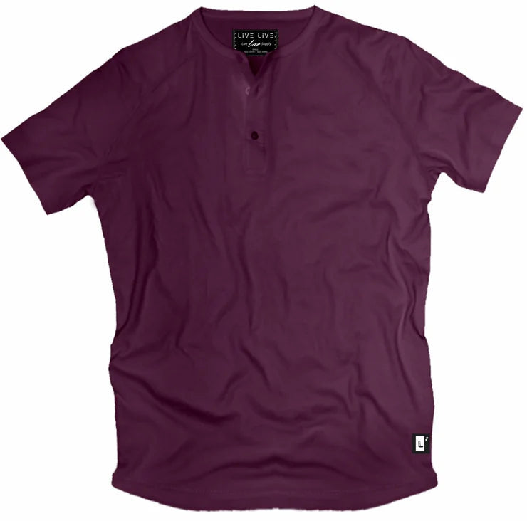 Raglan Henley - Queens Merlot