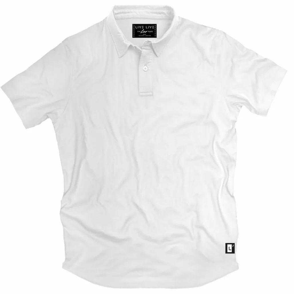 The 2 Button Polo - Whiteout