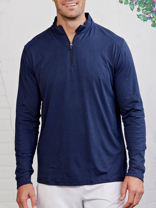 Carrollton 1/4 Zip - Classic Navy