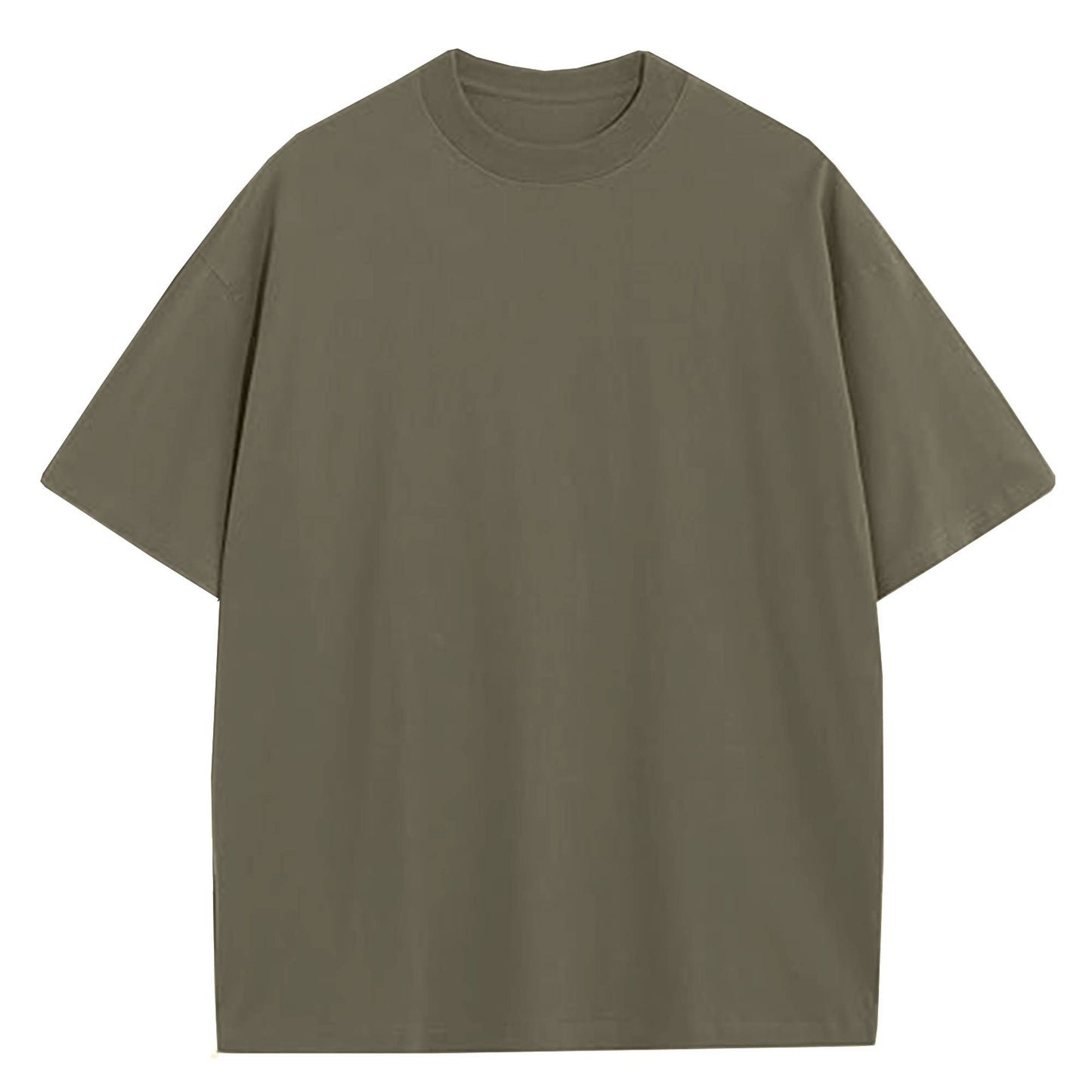 Men’s Oversized Heavyweight Cotton T-Shirt - Tan