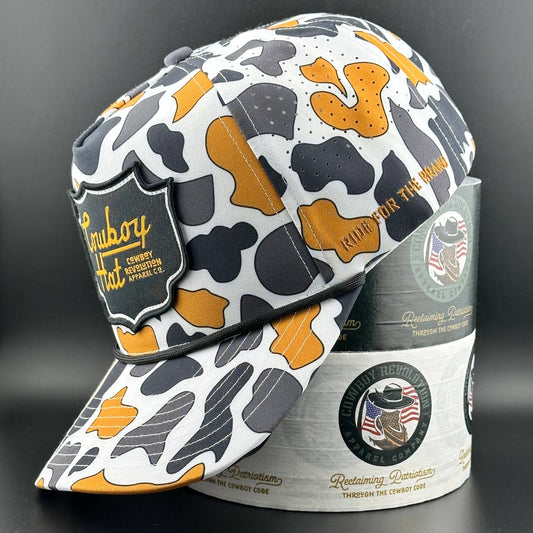 Cowboy Revolution NOLA White Patch Performance Hat