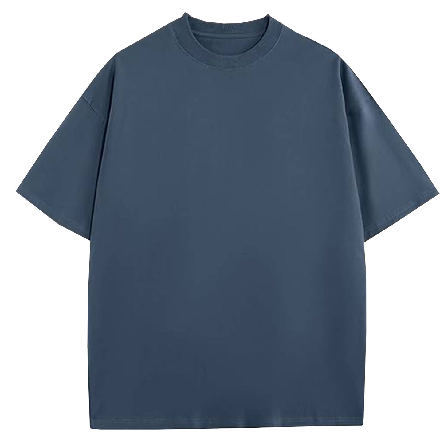 Men’s Oversized Heavyweight Cotton T-Shirt - Navy