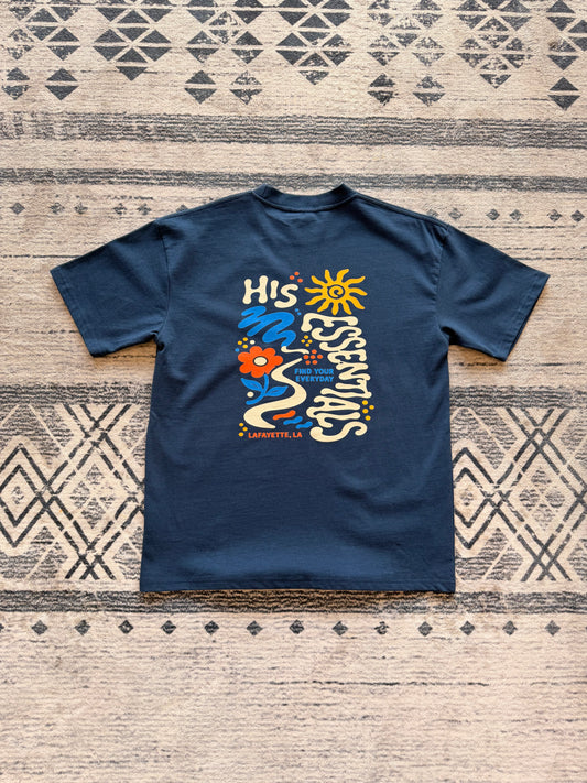 The Signature Tee - Navy