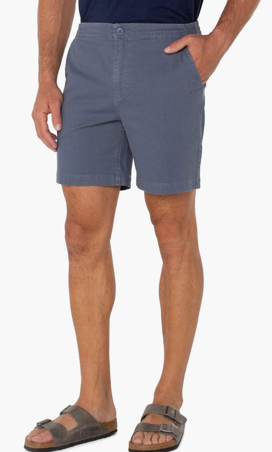 Internal Drawstring Short - Vintage Indigo