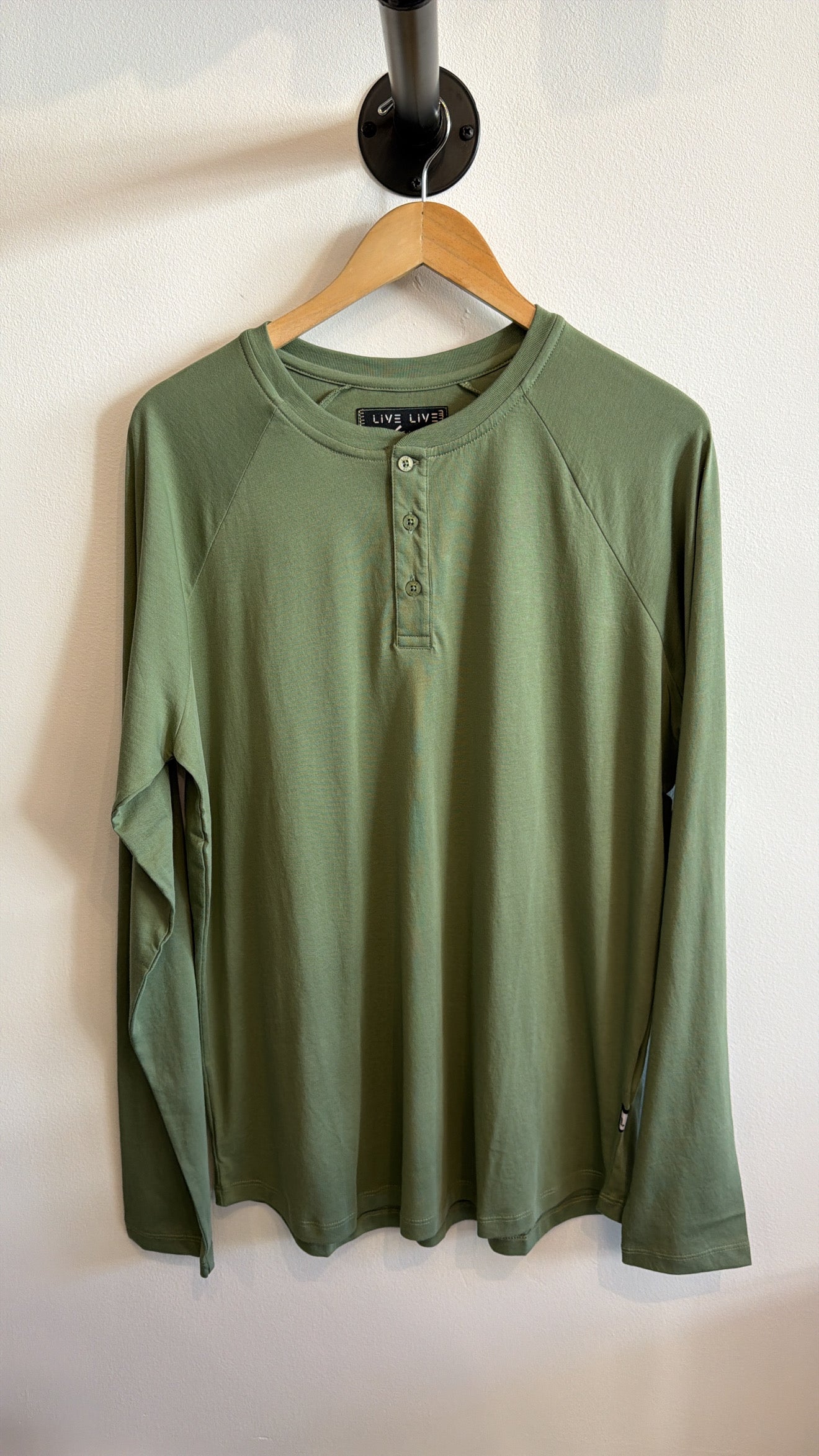 Peruvian Pima Cotton Raglan L/S Henley