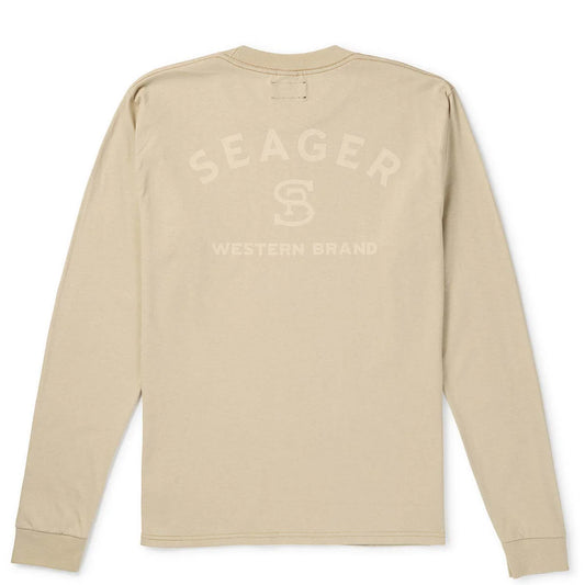 Branded Tee Long- Sleeve - Cream
