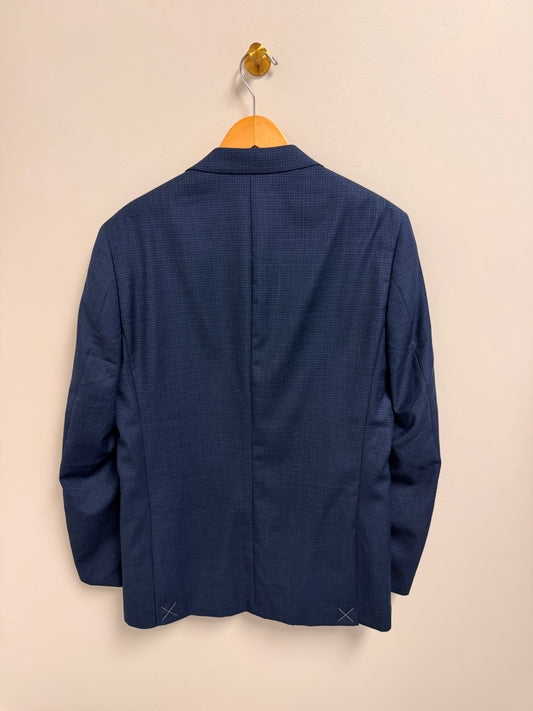 Renoir Slim Fit Stretch Sport Coat – Navy Plaid