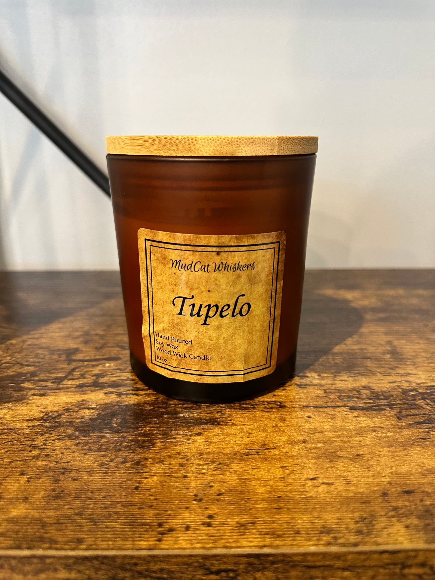 Tupelo – 10 oz Handcrafted Soy Candle with Cherry Wood Wick