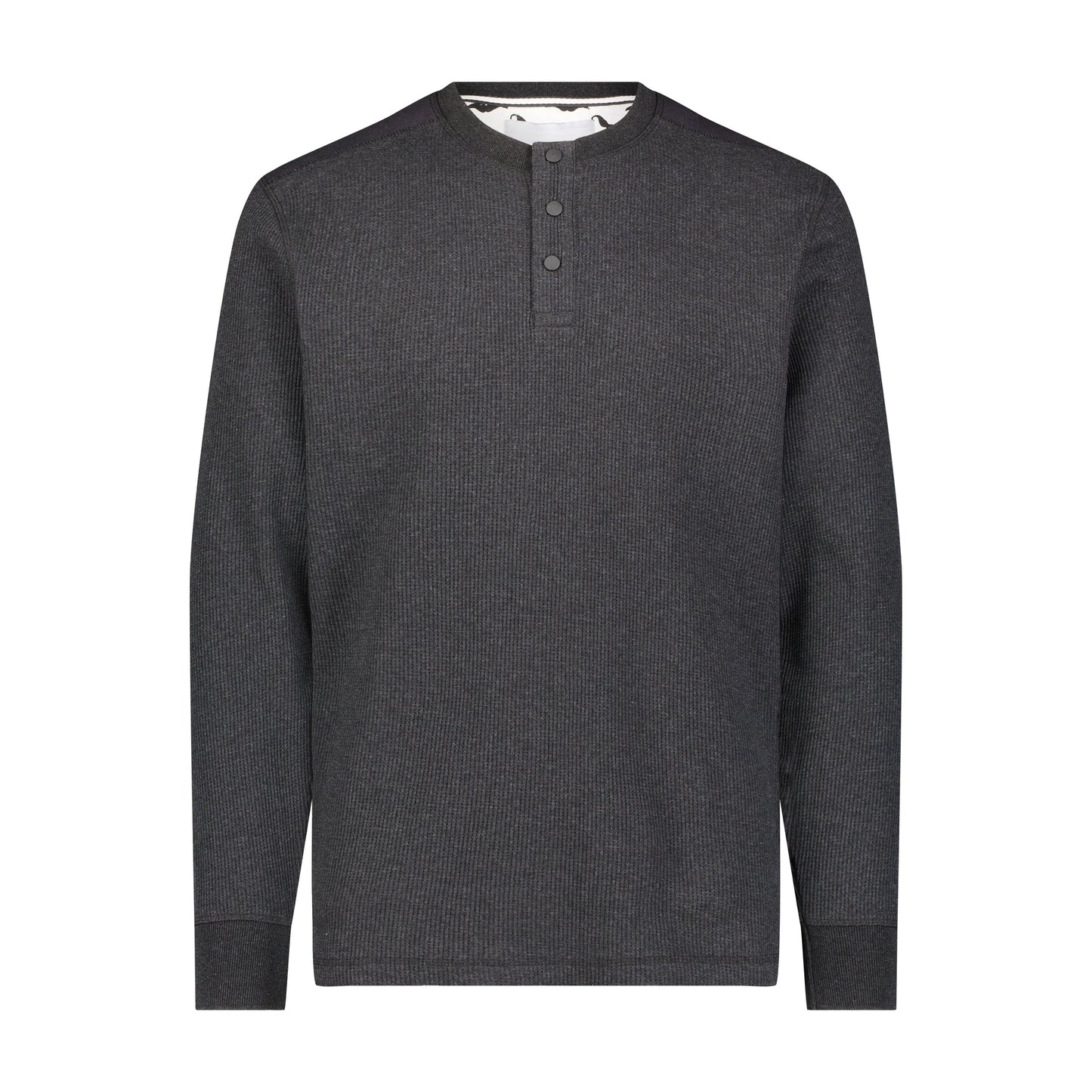 Waffle Long Sleeve Henley