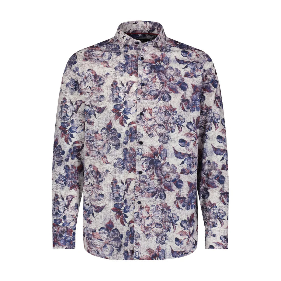visconti dress shirts Floral Print Long Sleeve Shirt