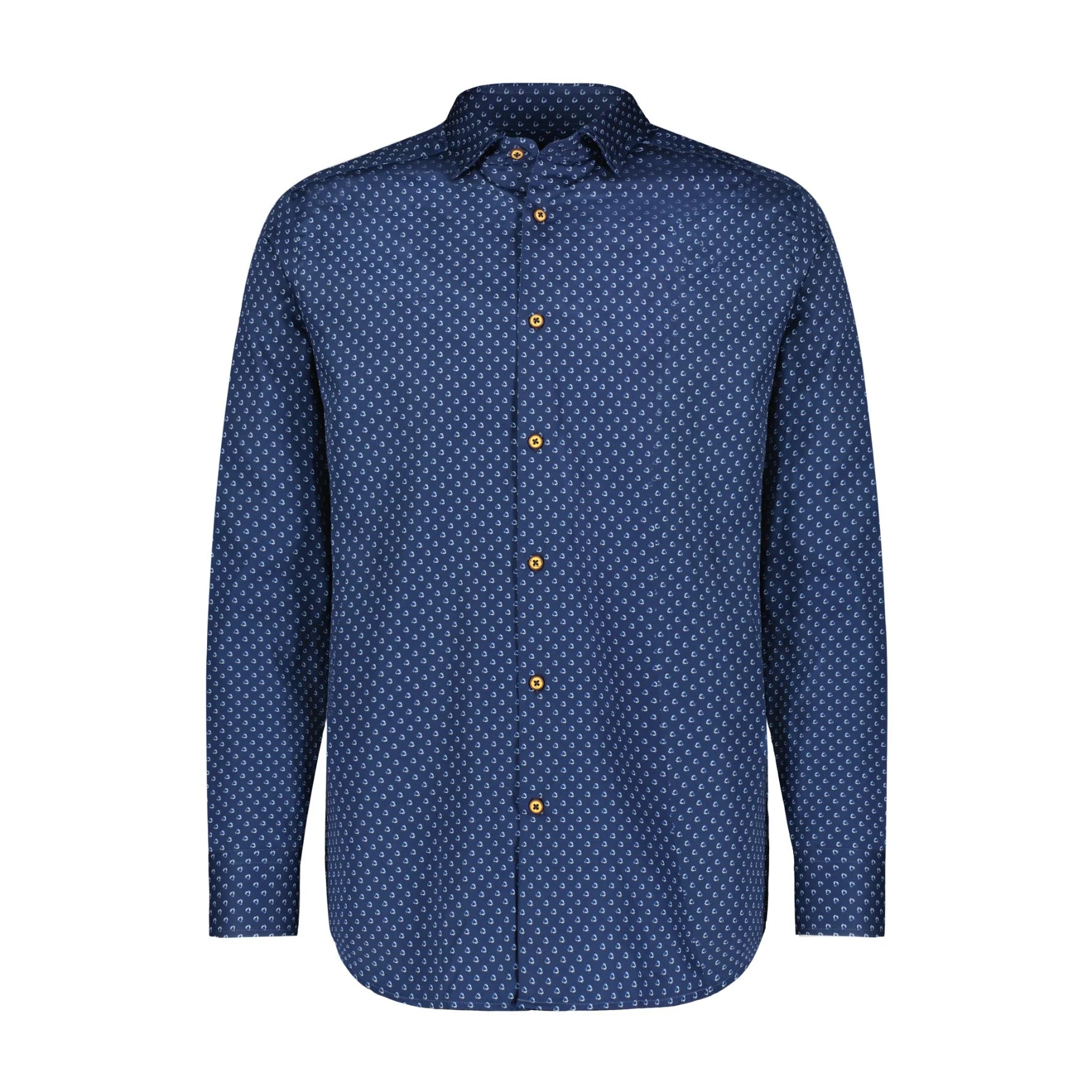 visconti dress shirts Luchiano Visconti Geometric Sphere Print Long Sleeve Shirt