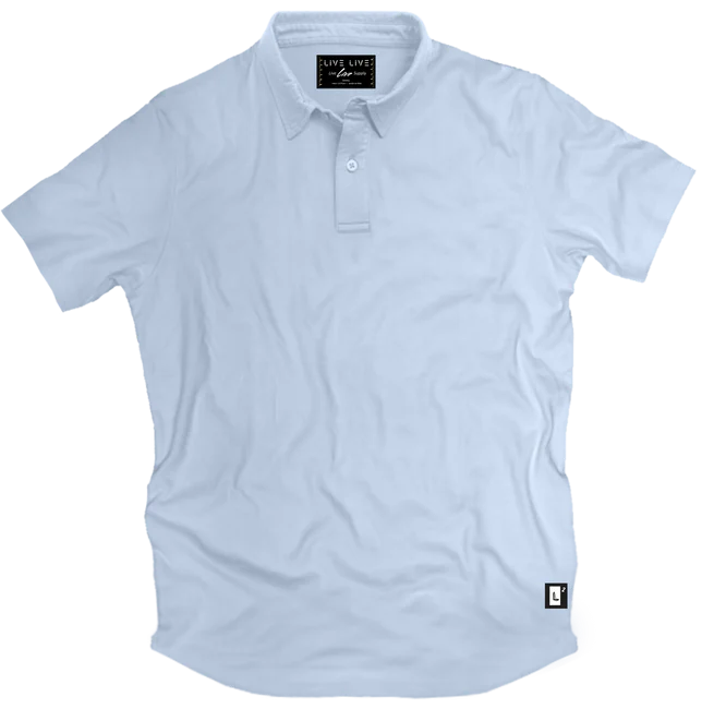 The 2 Button Polo - Blue Skies