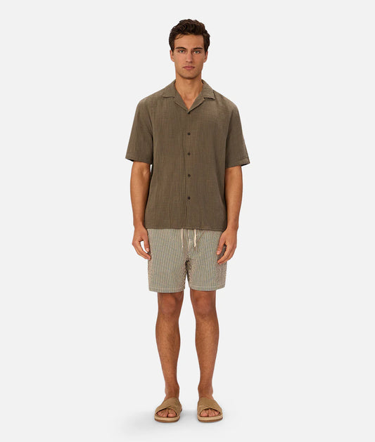 Seguro Textured Short Sleeve Shirt