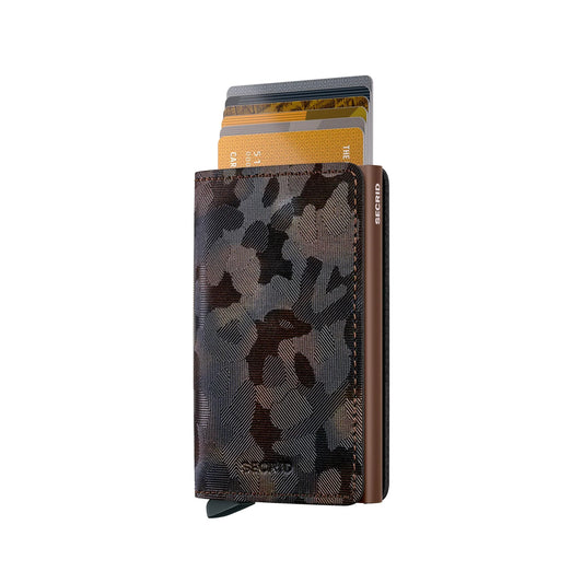 Secrid Slimwallet Jungle - Camo Brown
