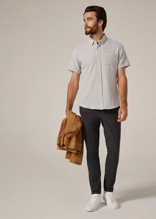7Diamonds Bennet Seersucker Short Sleeve Shirt