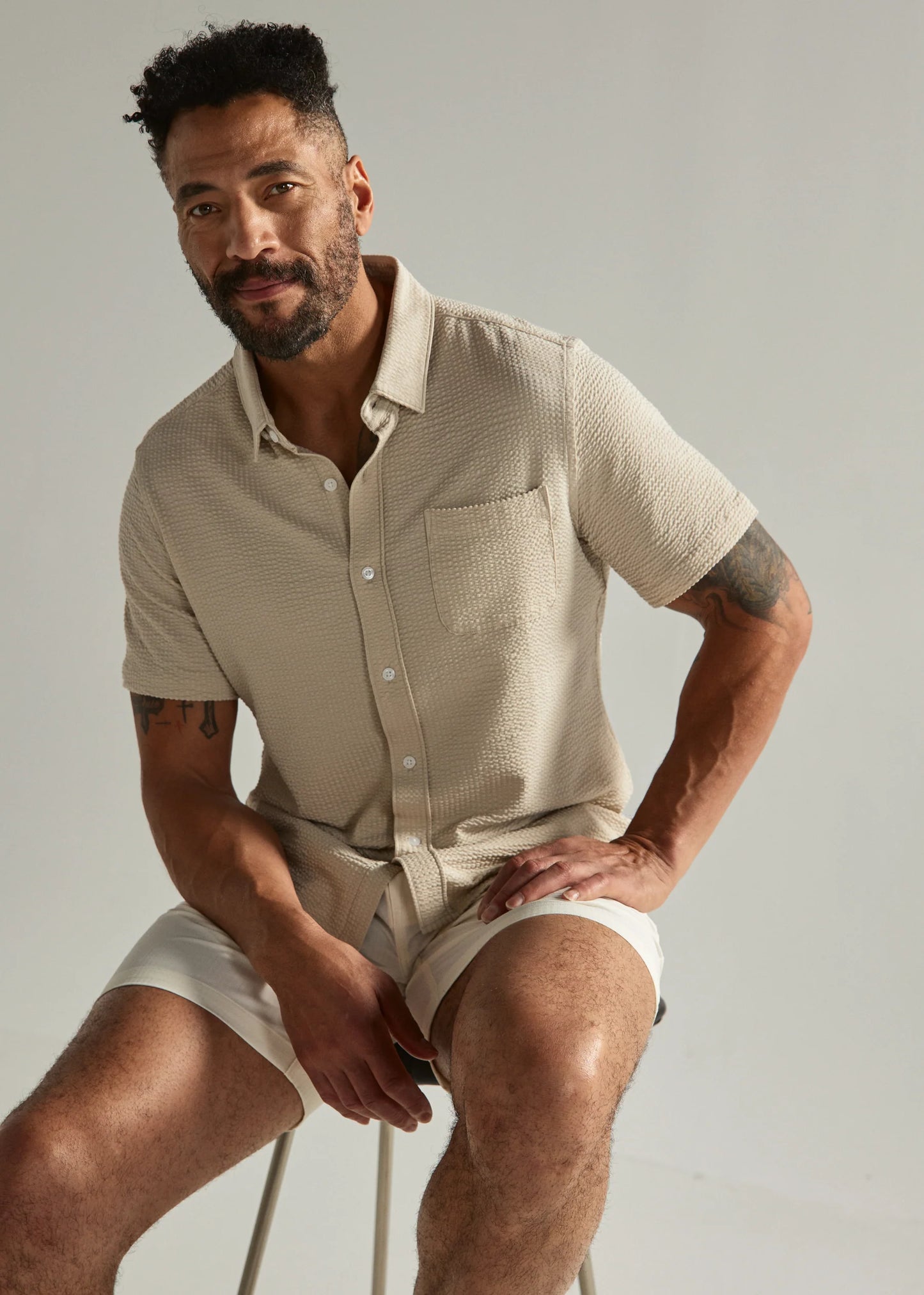7Diamonds Bennet Seersucker Short Sleeve Shirt