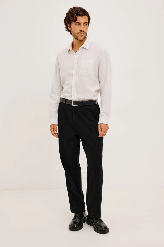 Wyatt Long Sleeve Linen Shirt