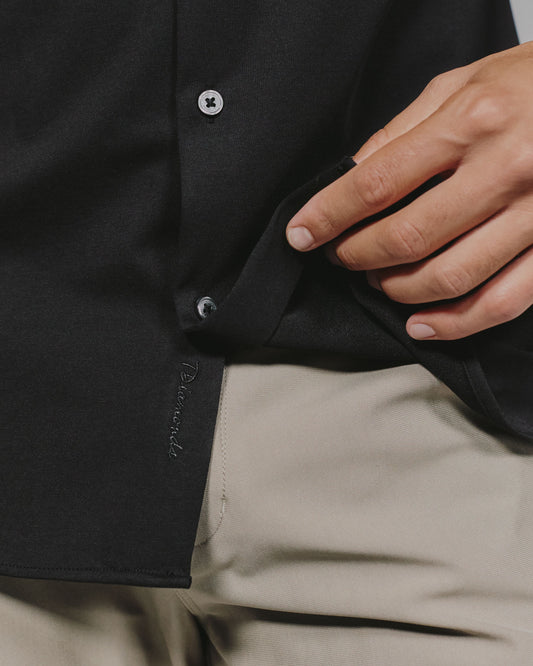 Girona Long Sleeve Shirt - Black