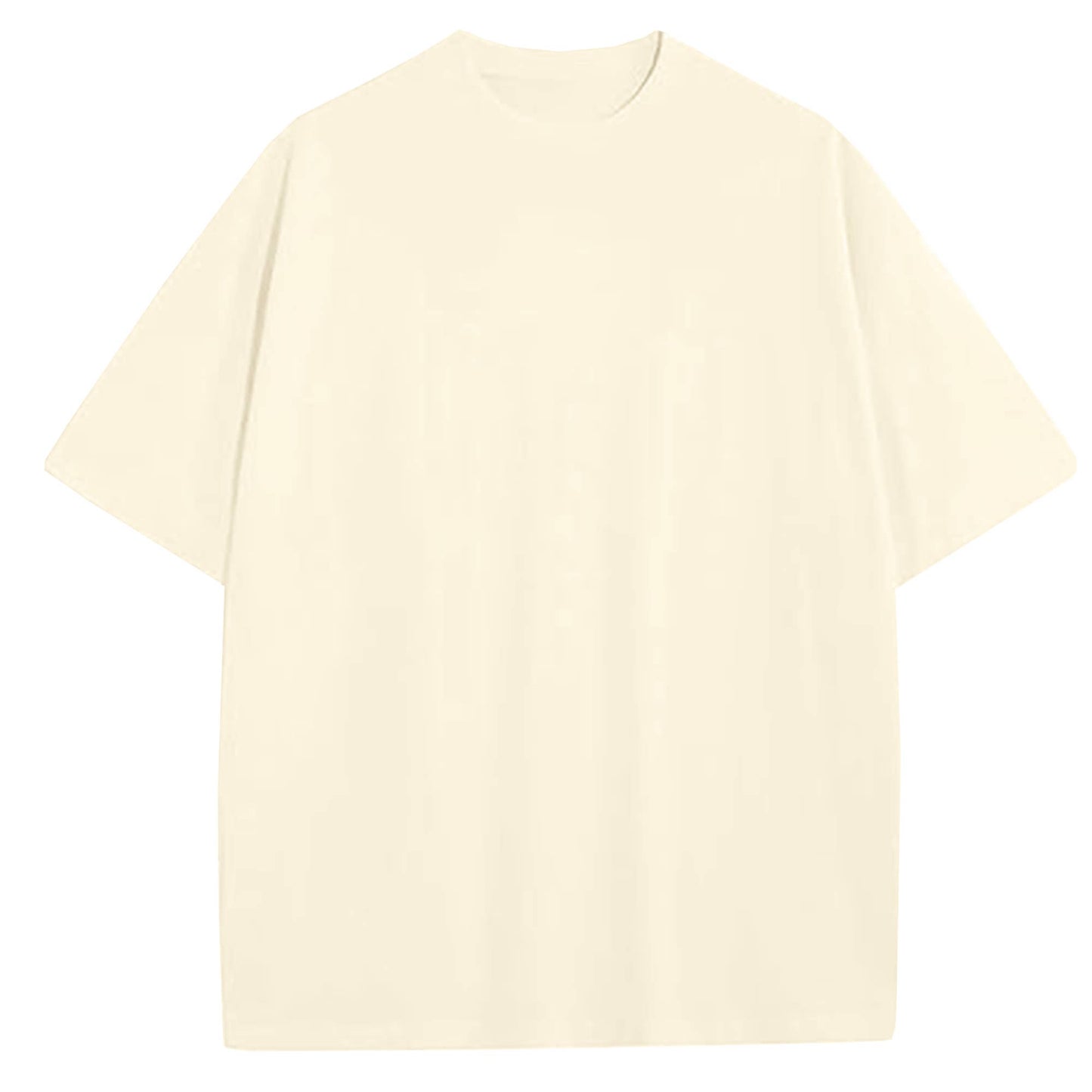Men’s Oversized Heavyweight Cotton T-Shirt - Ivory