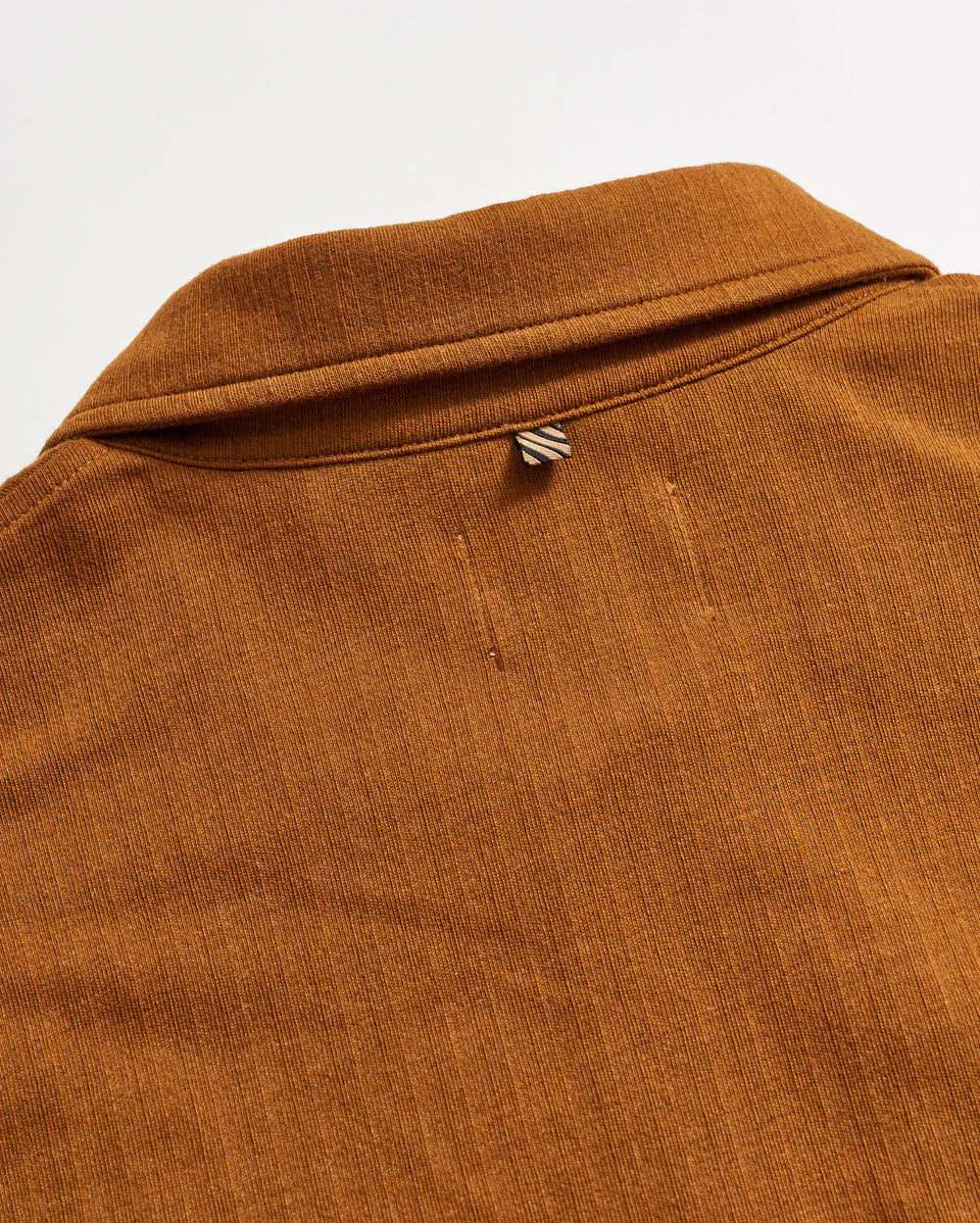 Long Sleeve Herringbone Polo