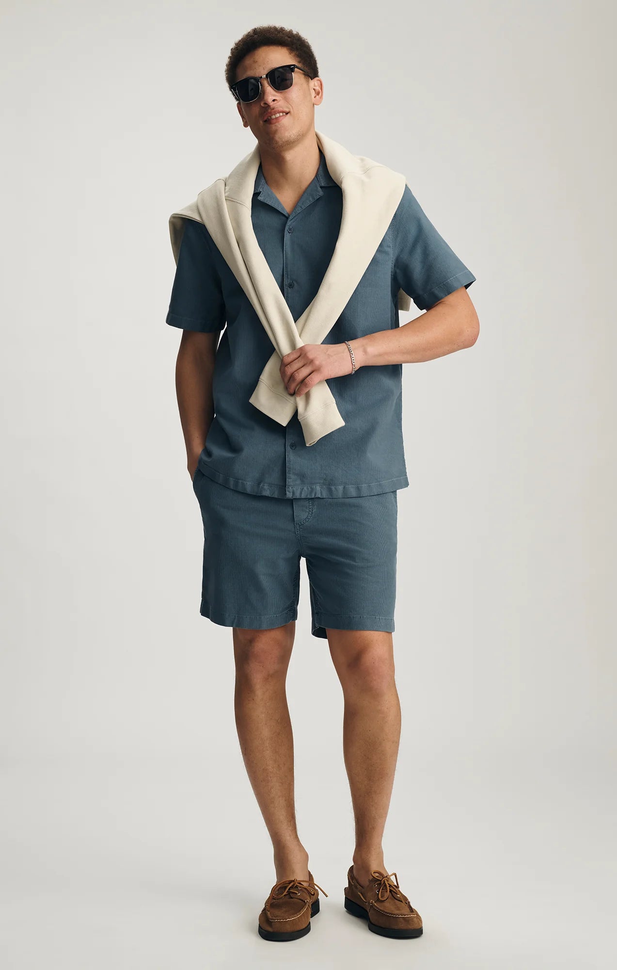 Camp Collar Short Sleeve Shirt
