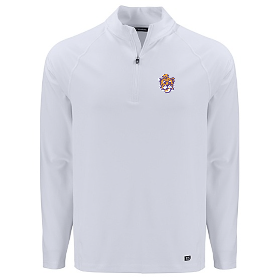 LSU Vintage Tiger Prospect Quarter-Zip - White