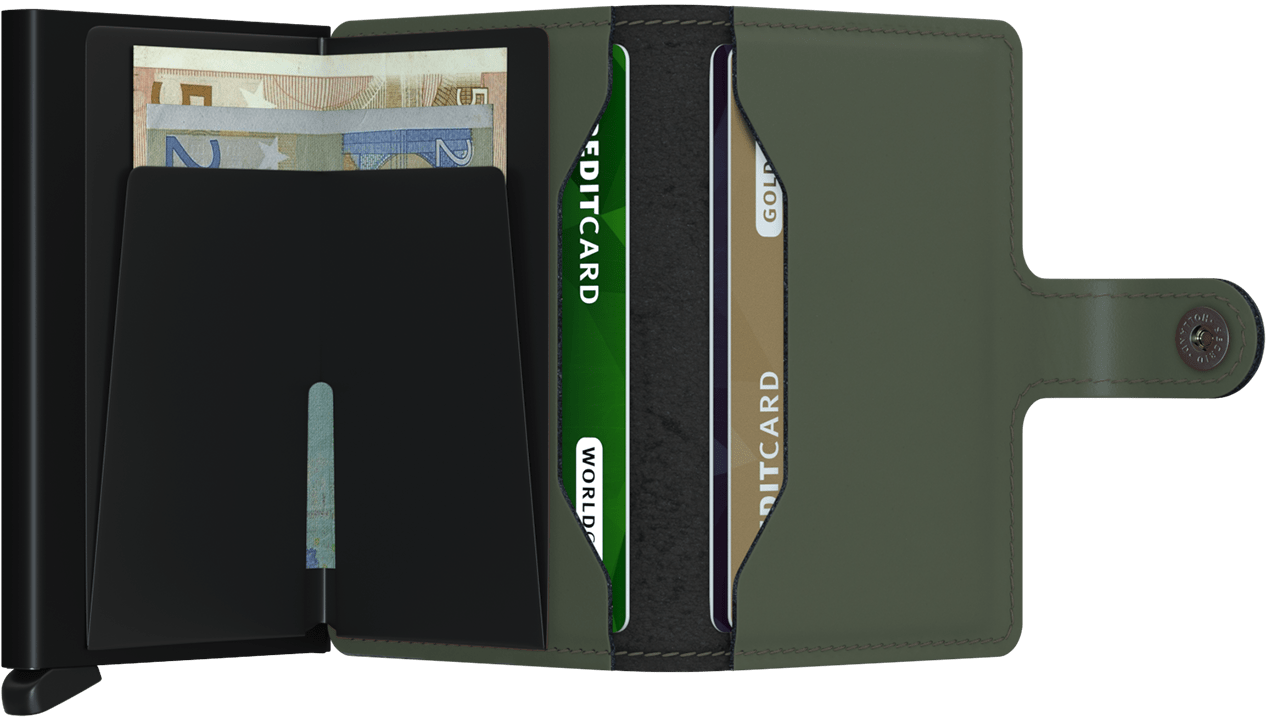 Miniwallet Matte - Green/Black