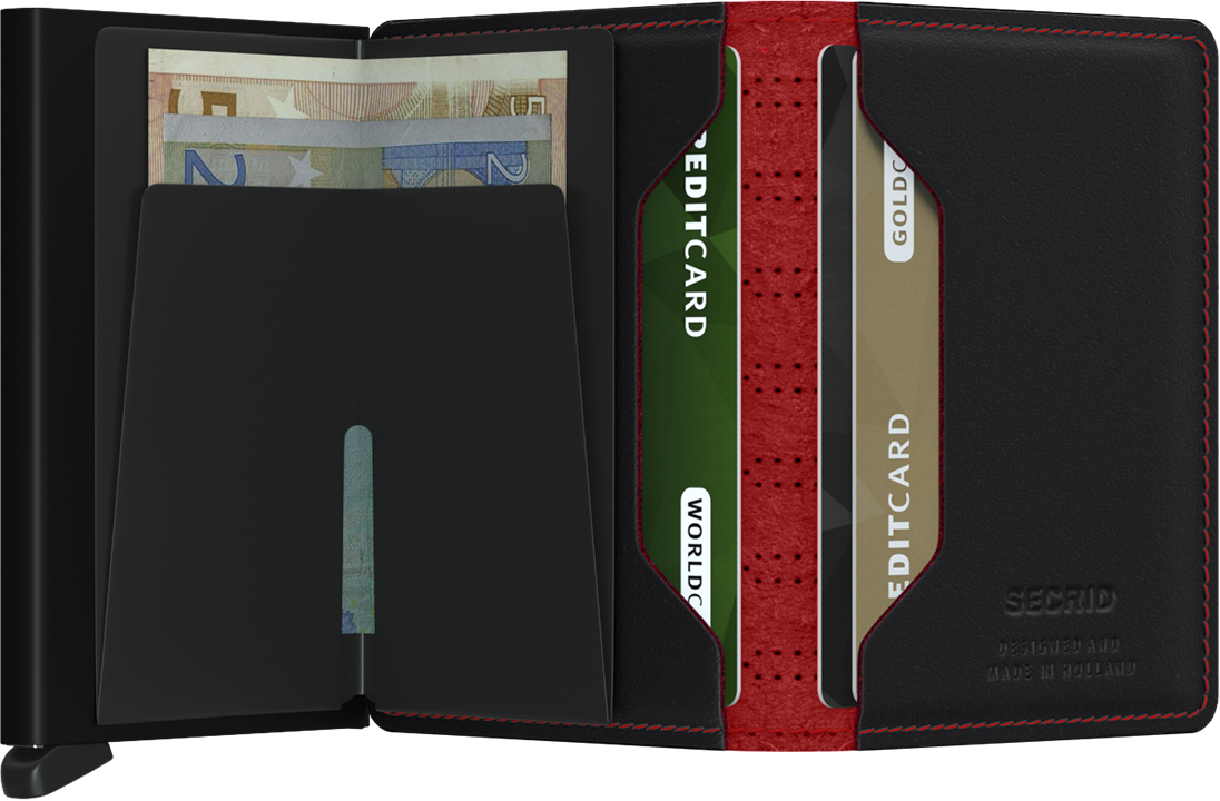 Slimwallet Fuel - Black/Red