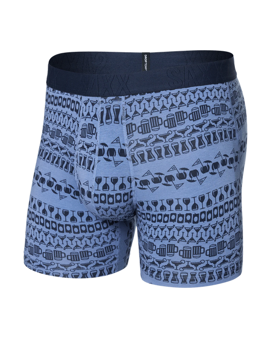 SAXX DropTemp® Cooling Cotton Boxer Brief – Hole Stripe