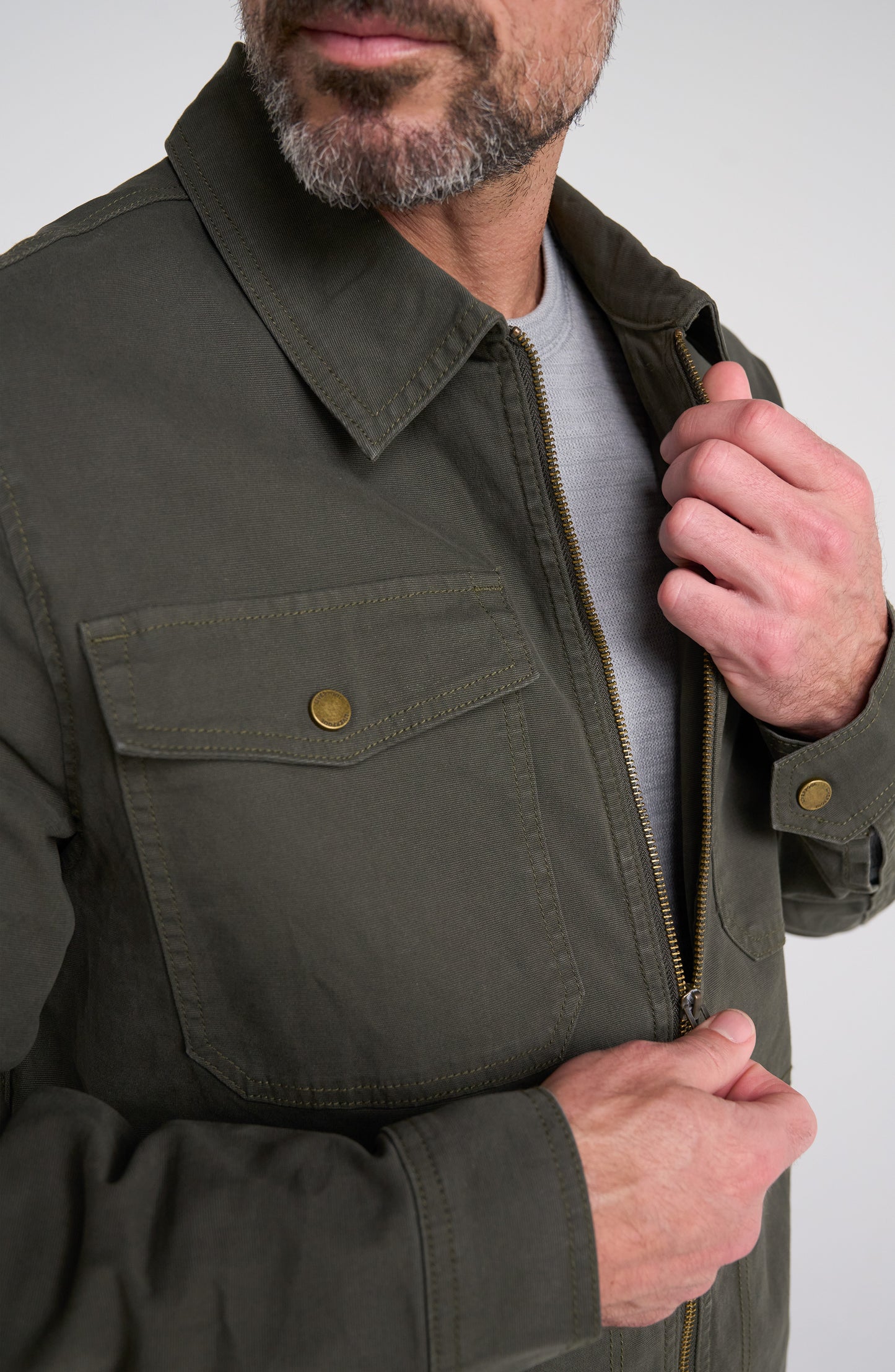 Zip-Front Trucker Jacket – Pine Grove