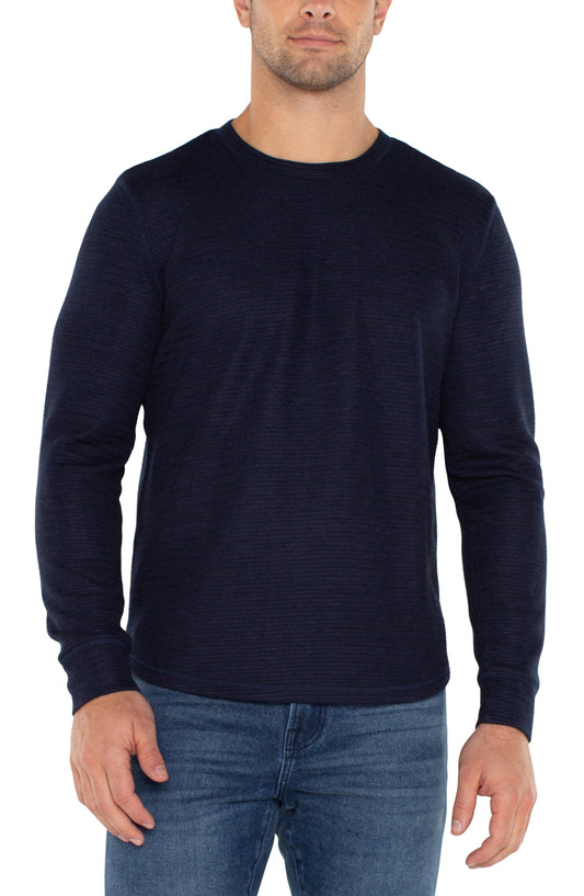 Long Sleeve Crew Neck - Navy