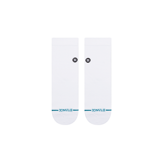 Stance Icon Quarter Socks - White