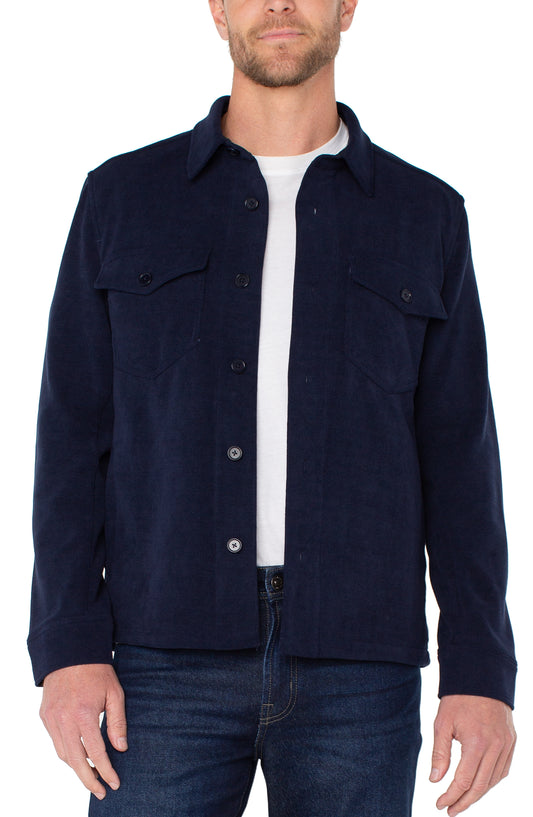 Long Sleeve Corduroy Overshirt