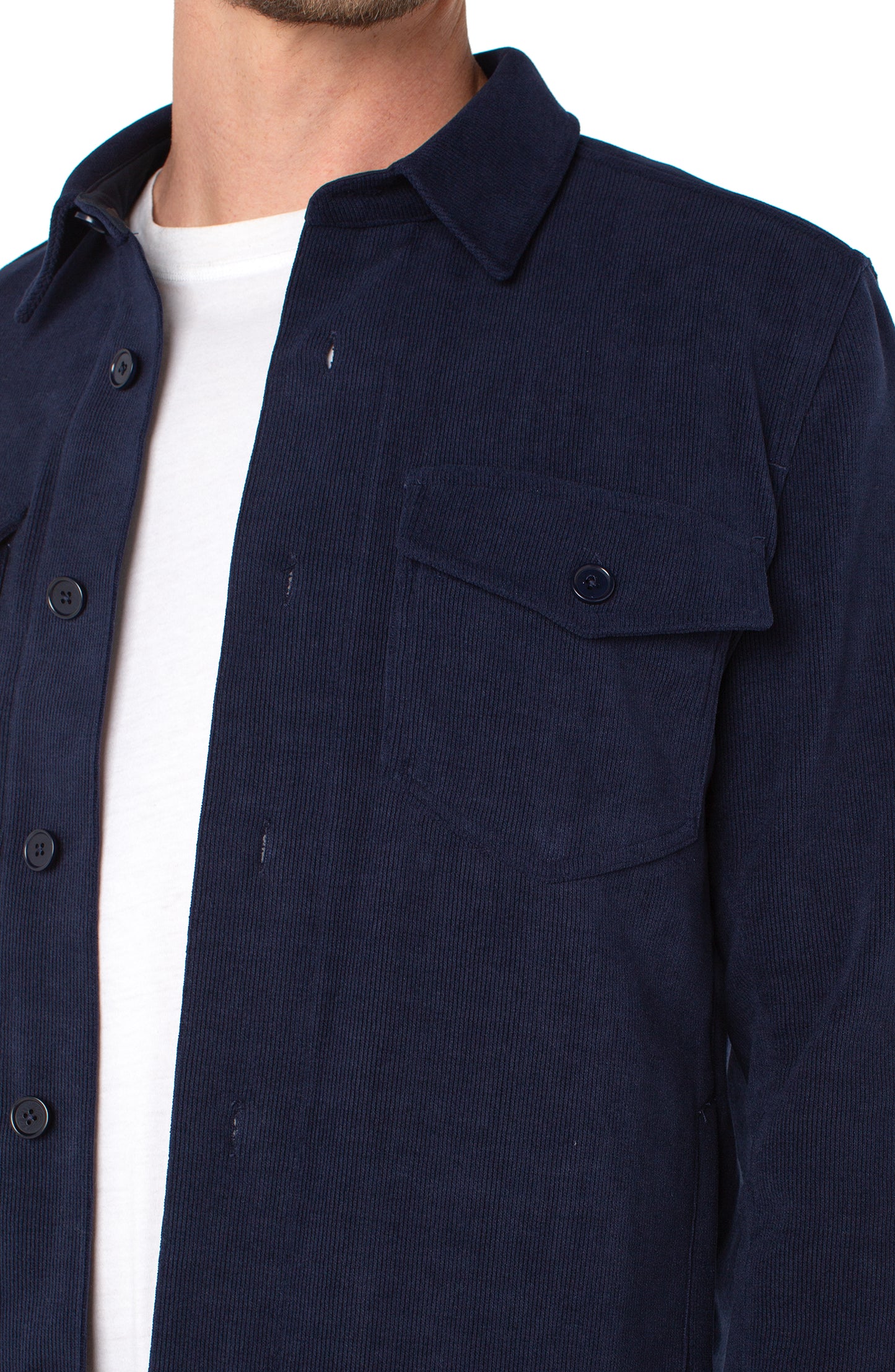 Long Sleeve Corduroy Overshirt