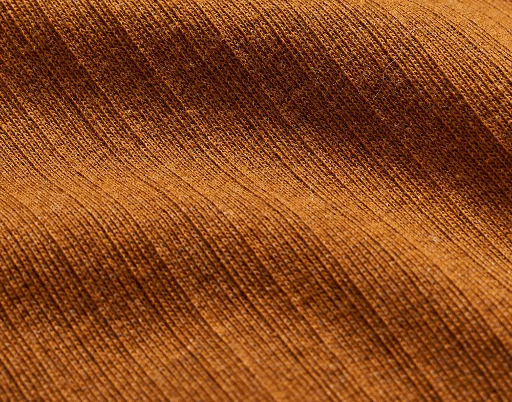 Long Sleeve Herringbone Polo