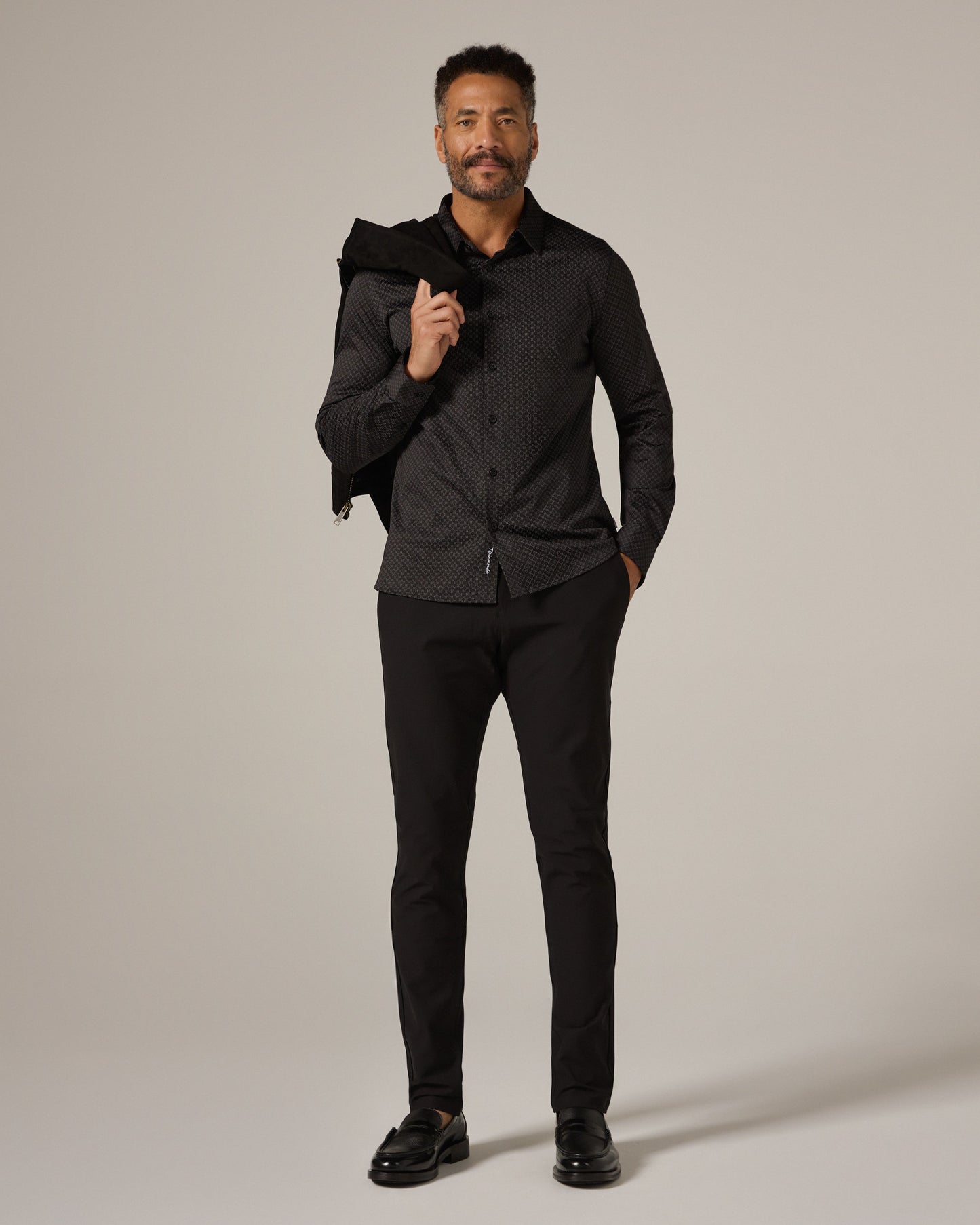 Turner Long Sleeve Shirt - Black