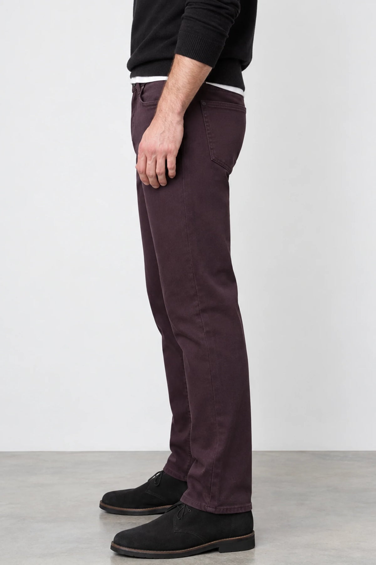 Jimmy Slim Straight Denim – Fall Berry