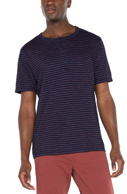 Short Sleeve Henley