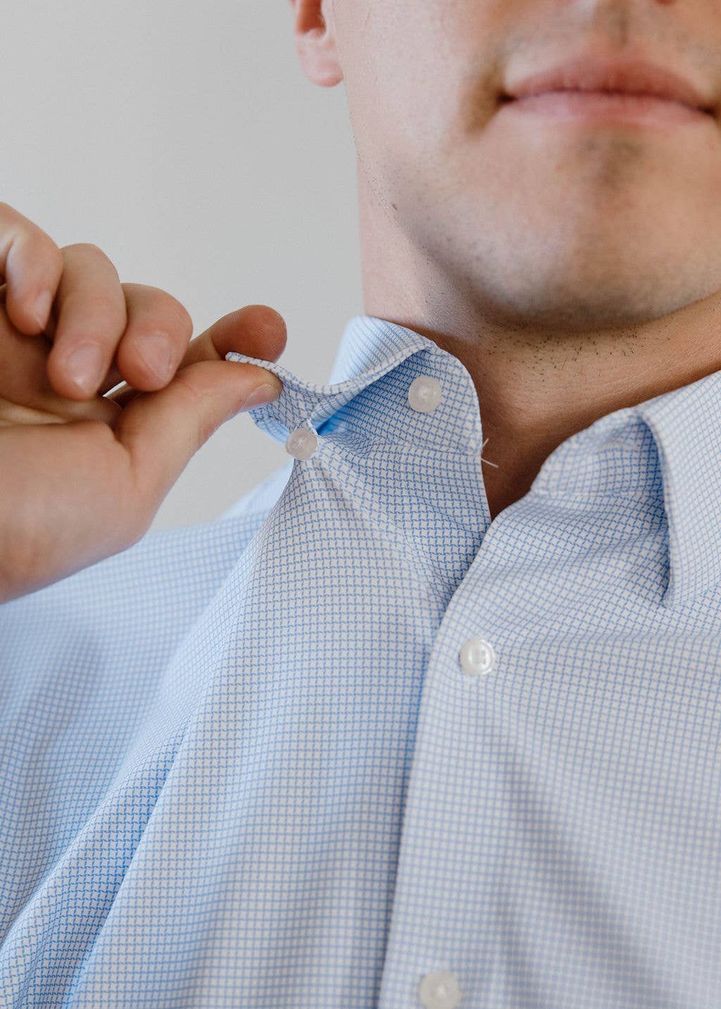 JD Buck Coastal Mini Check Performance Shirt