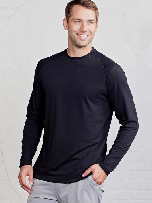 Carrollton Long Sleeve Fitness T-Shirt - Black