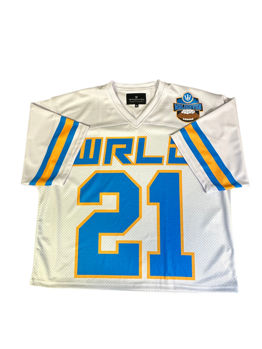 “LA Edition” Bowl Jersey (White/Light Blue)