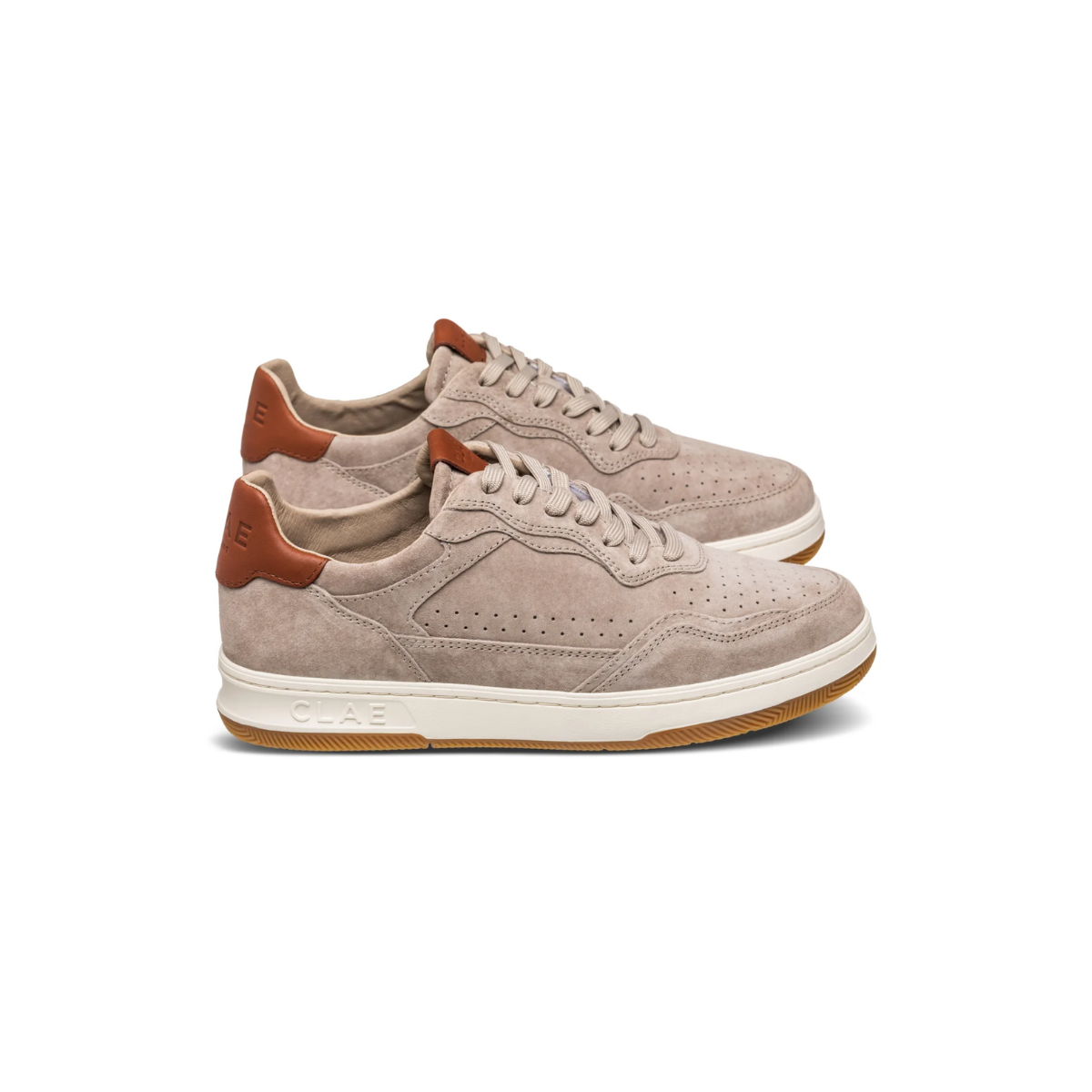 Haywood Suede Court Sneakers – Cobblestone