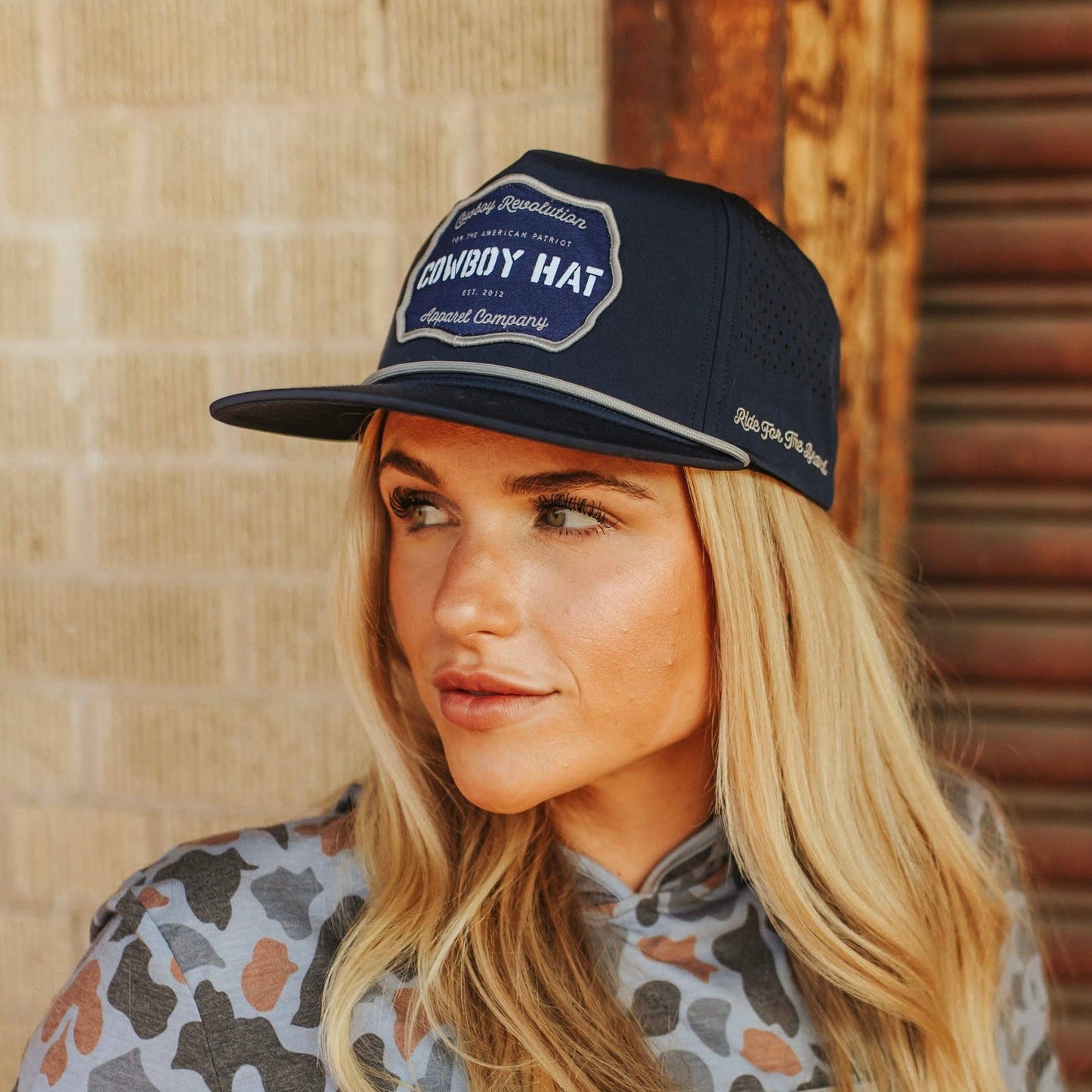 Cowboy Revolution Navy Cowboy Hat Performance Cap